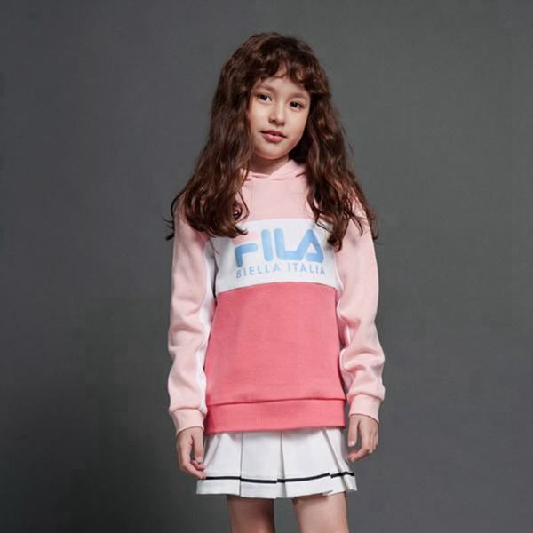 Blusa Moletom Capuz Fila Menina Rosa - Fila Heritage L/S Portugal Lojas,ZBMU-90261